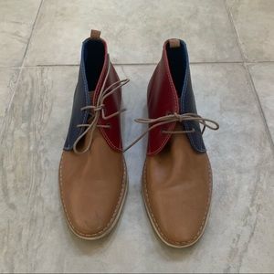 EUC Tri-tone Swear Davis Leather Men Chukka Boots